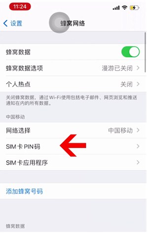 驻马店苹果14维修网分享如何给iPhone14的SIM卡设置密码 