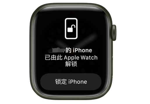 驻马店苹果手机维修分享用 AppleWatch 解锁配备面容 ID 的 iPhone方法 