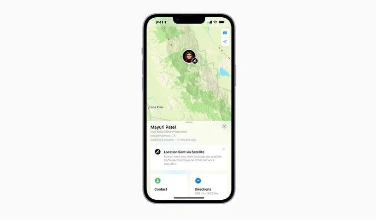 驻马店苹果14维修分享iPhone14系列中 FindMy功能通过卫星分享位置方法教程 